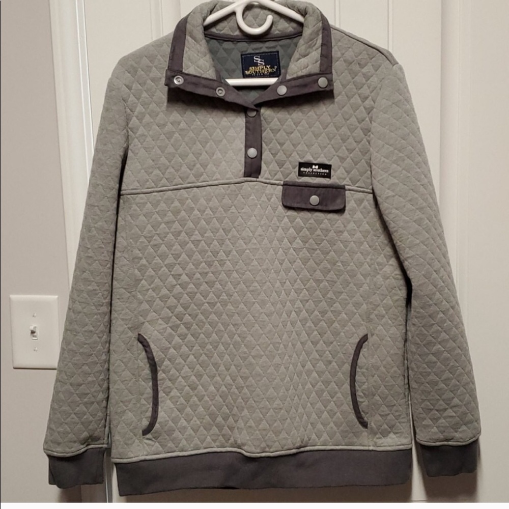 Simply Southern Quilted Pullover